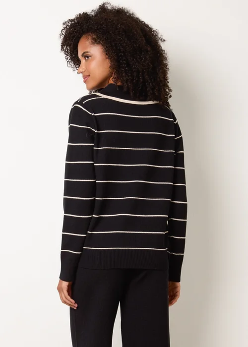 Blue Vanilla Black Stripe Knit Co-Ord Set - M/L Image 4