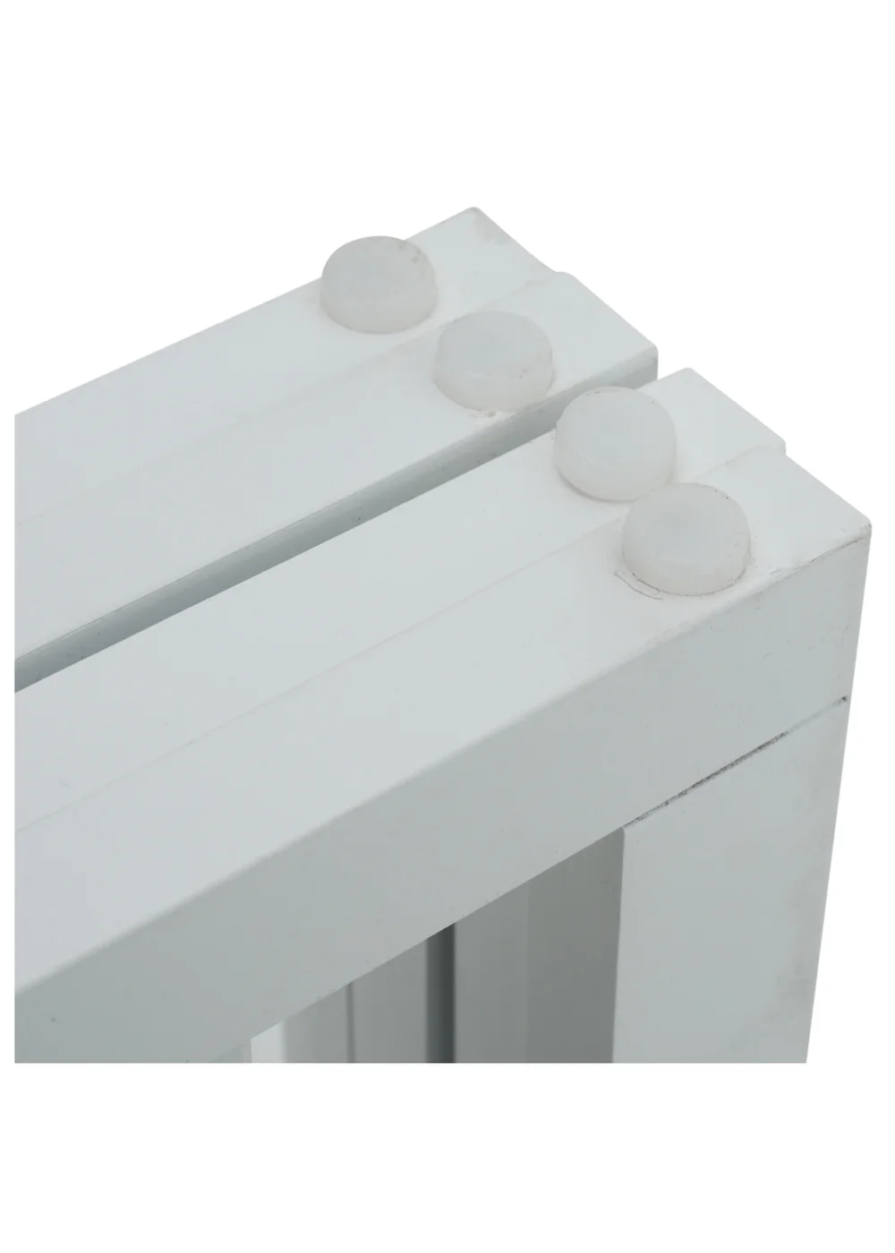 Kidkid White Wooden Foldable Freestanding 3 Panel Safety Gate, 139x1.8x60.5cm - One Size Image 5