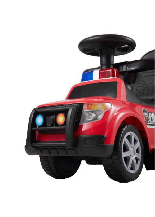Kidkid Red Toddler Ride‑On Car with Sun Canopy & Multi‑Sound Effects, 38x69x90cm - One Size Image 5