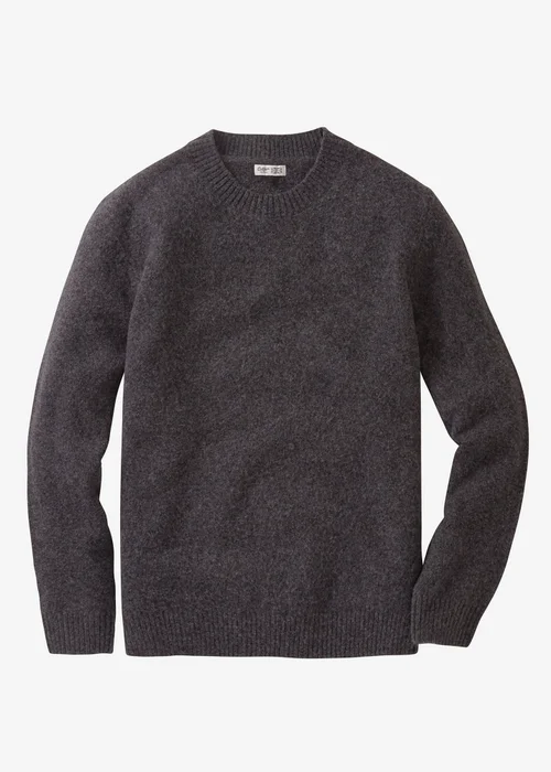 Cotton Traders Charcoal Cosy Knit Crew Neck Jumper - L Image 4