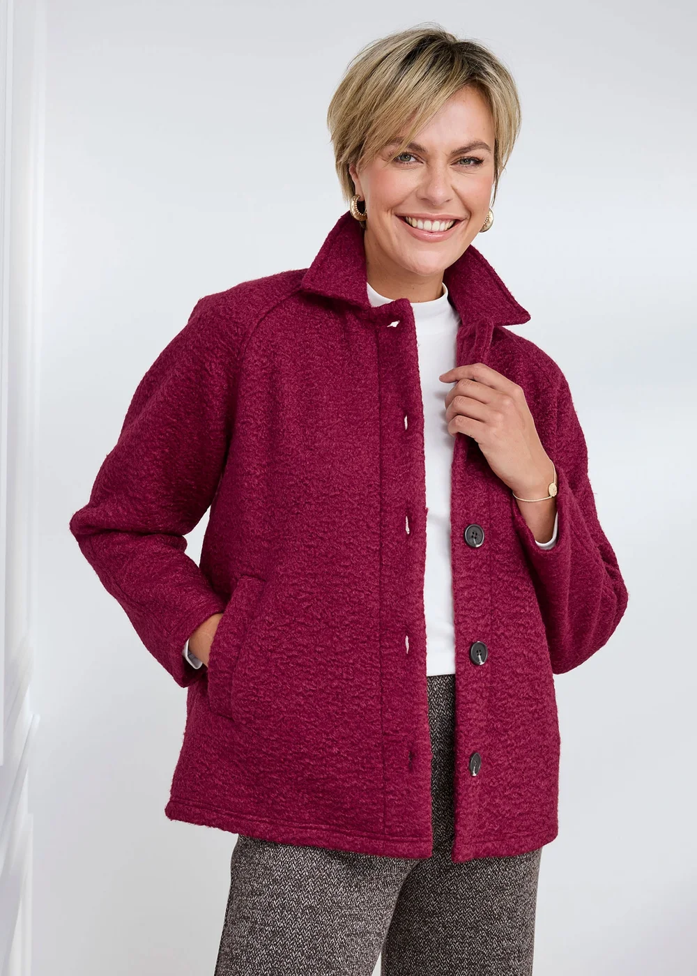 Cotton Traders Ruby Textured Jacket - 16 Image 2