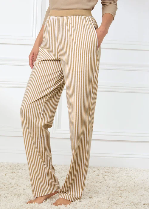Cotton Traders Multi 2 Pack Cotton Rich PJ Bottoms - 16 Image 3