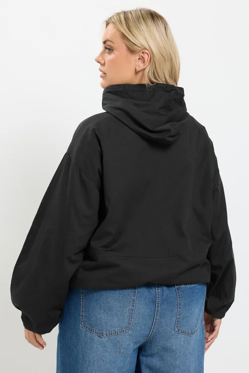 Yours Curve Black Utility Cotton Jacket - 14 Image 4