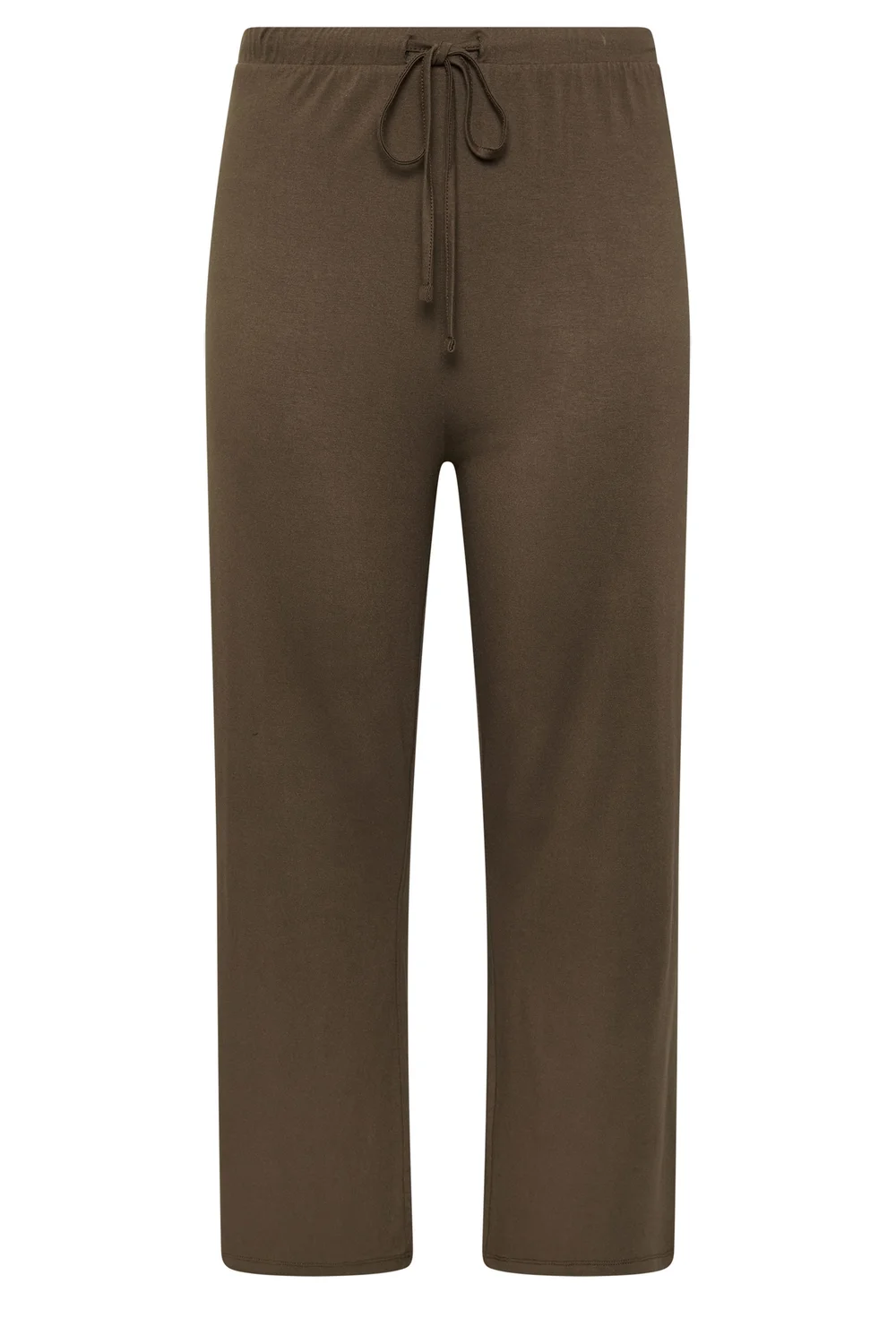 Yours Curve Chocolate Brown Jersey Yoga Pants - 18-20/L30 Image 5