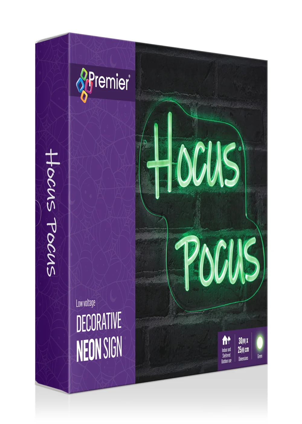 Premier Decorations LED Neon Hocus Pocus Wall Sign - One Size Image 2