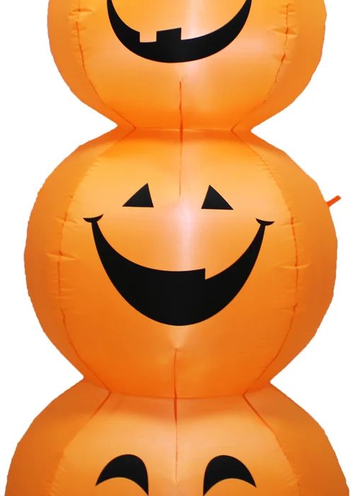 Premier Decorations Lit Inflatable Pumpkin Tower - One Size Image 2