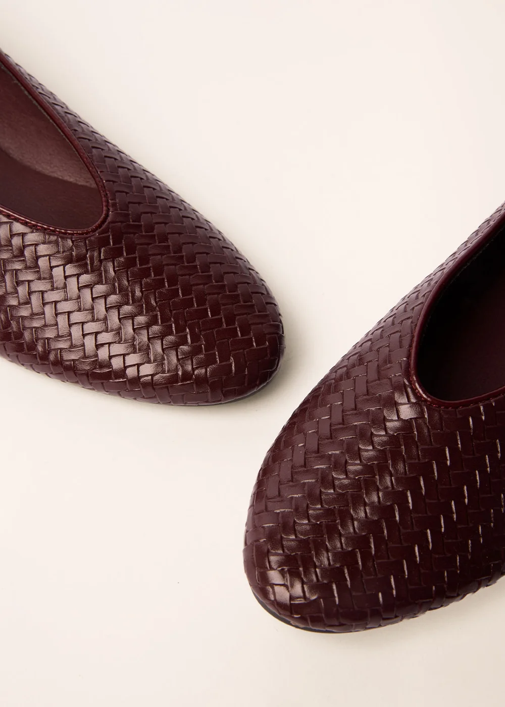 Blue Vanilla Red Woven Ballet Pumps - 7 Image 2