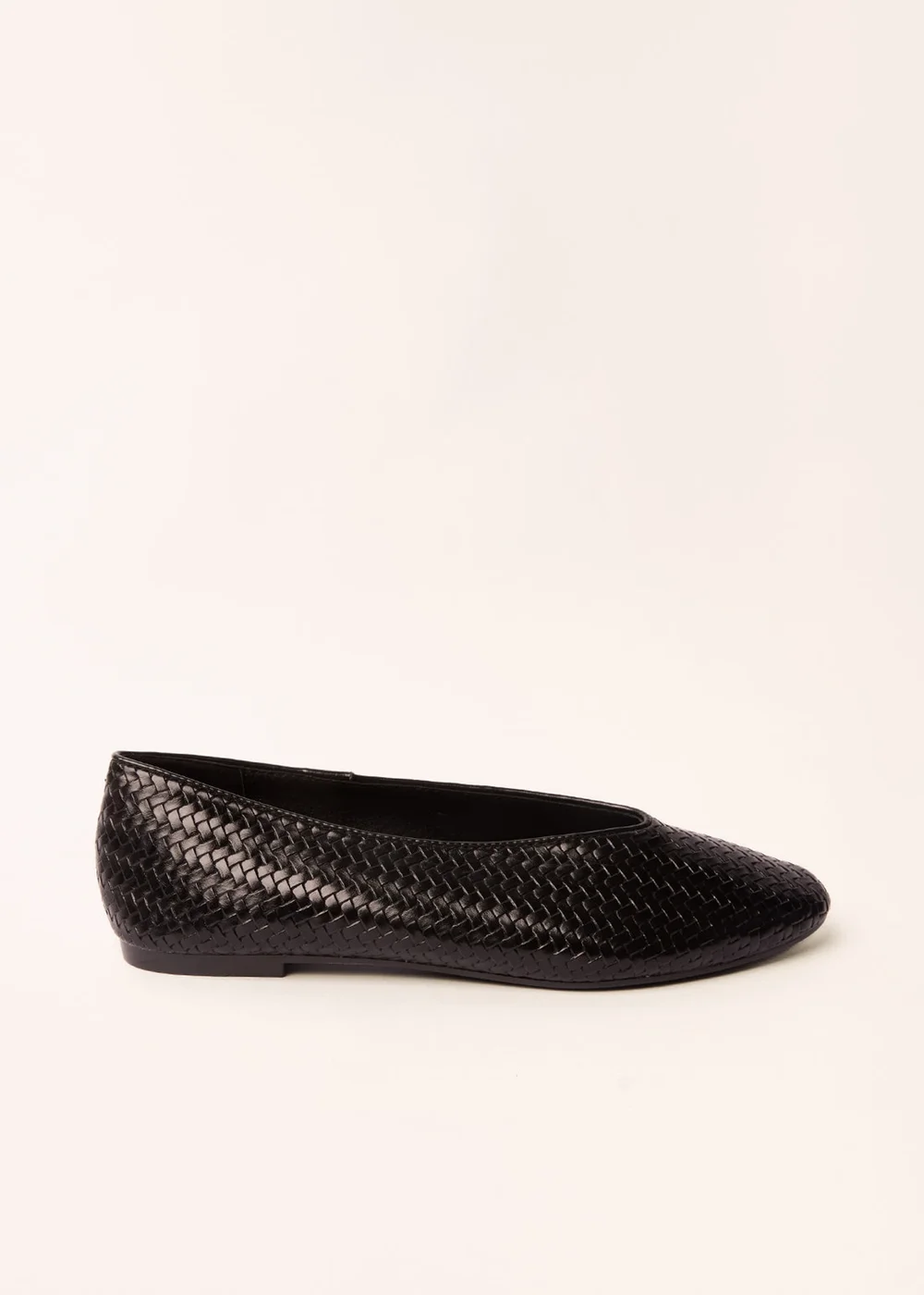 Blue Vanilla Black Woven Ballet Pumps - 3 Image 3