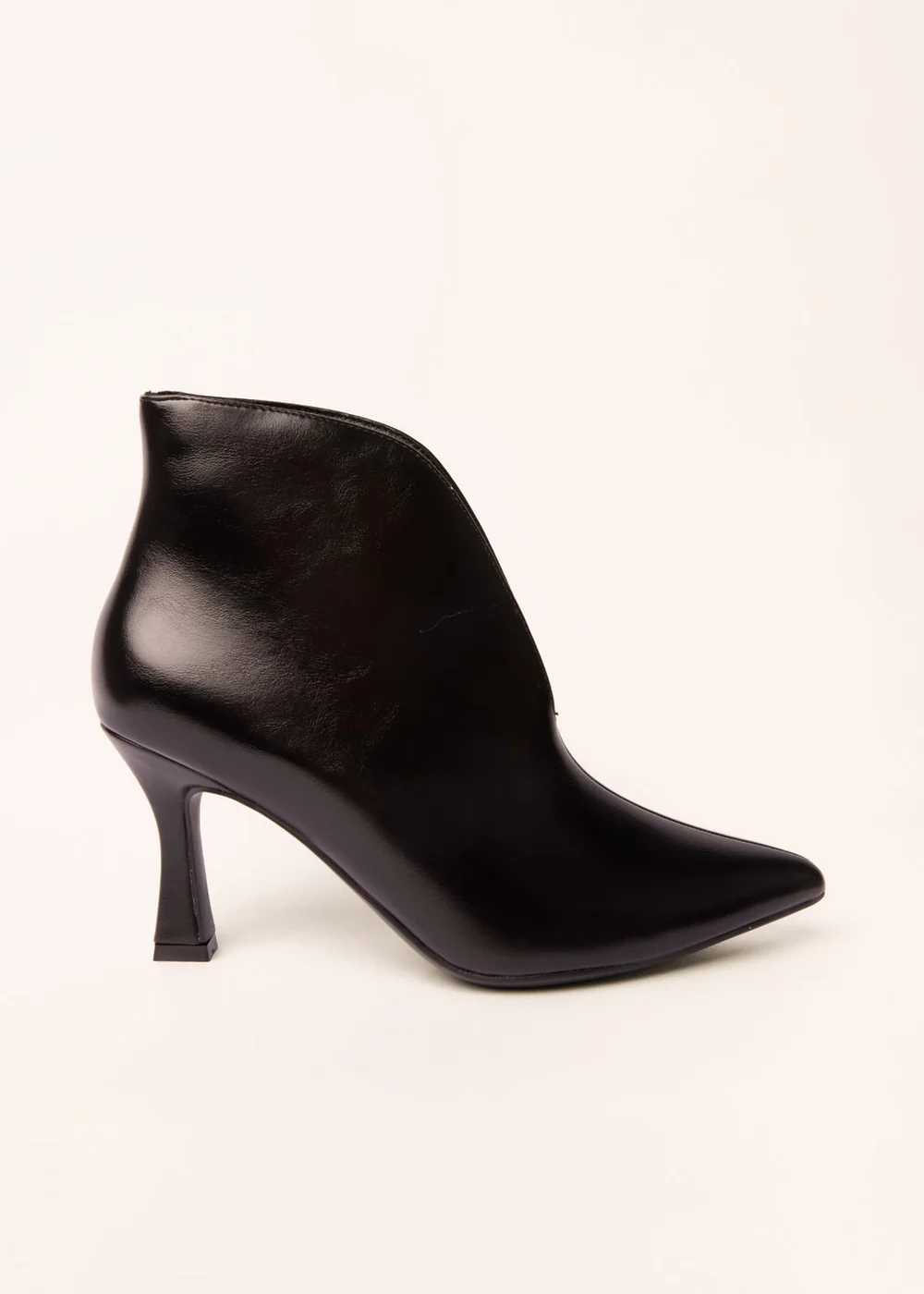 Blue Vanilla Black Split Front Ankle Boots - 3 Image 2