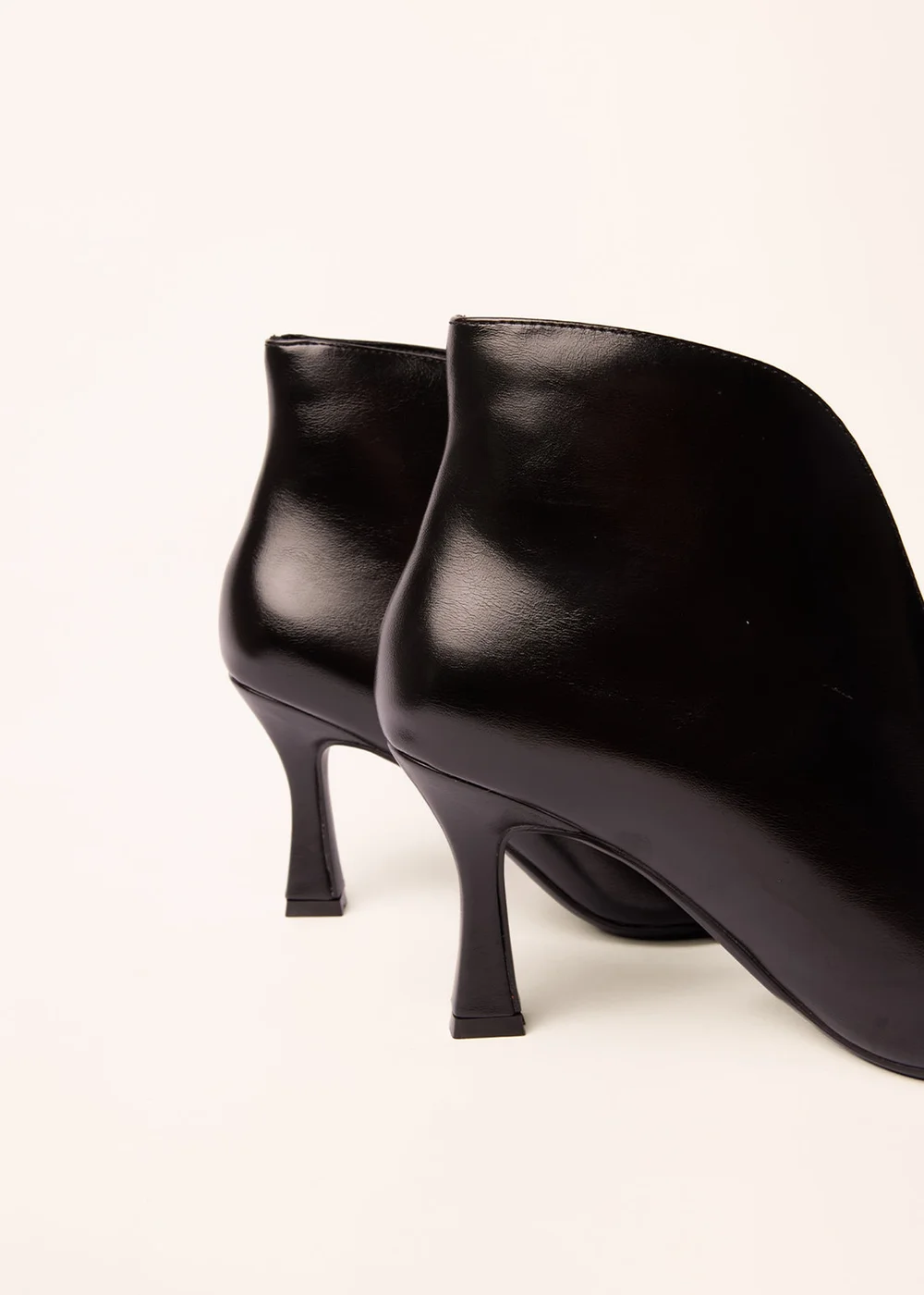 Blue Vanilla Black Split Front Ankle Boots - 3 Image 4