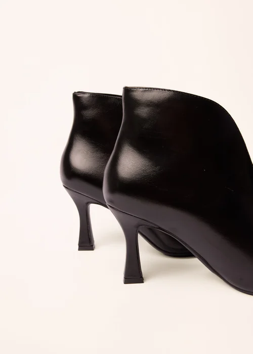 Blue Vanilla Black Split Front Ankle Boots - 3 Image 4