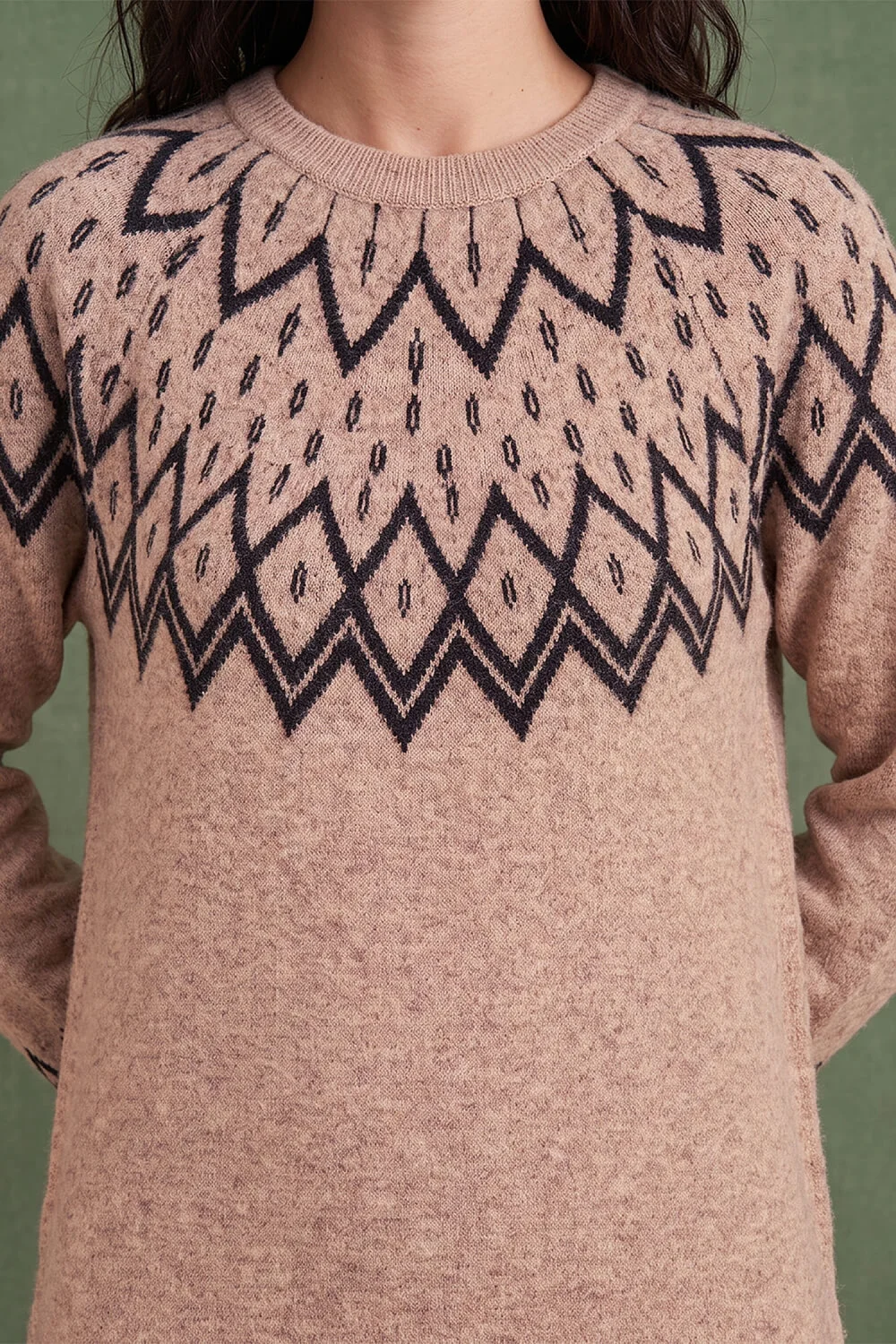 Roman Biscuit Fairisle knit dress - 18 Image 4