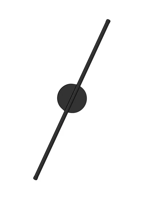 Kabinet Black Minimalistic Linear LED Wall Sconce 65x15x10cm - One Size Image 4