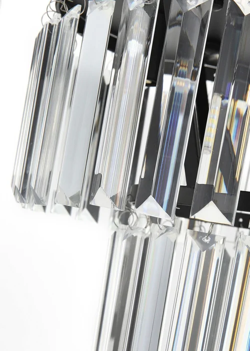 Kabinet Black Crystal Mount Ceiling Light 42x42x18cm - One Size Image 4