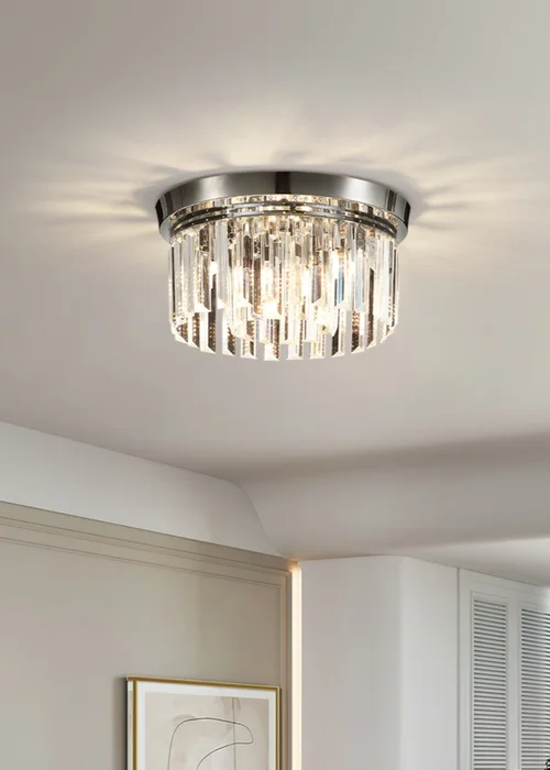 Kabinet Silver Crystal Mount Ceiling Light 30cm/35cm - S Image 2