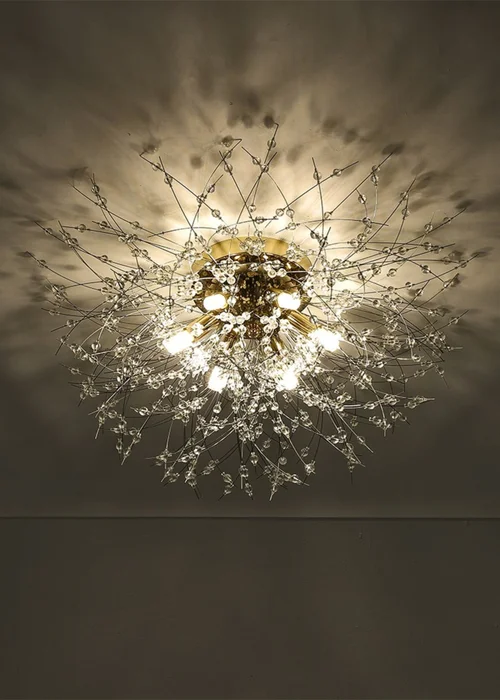 Kabinet Gold Sputnik Flush Mount Ceiling Light 50cm Dia - One Size Image 5