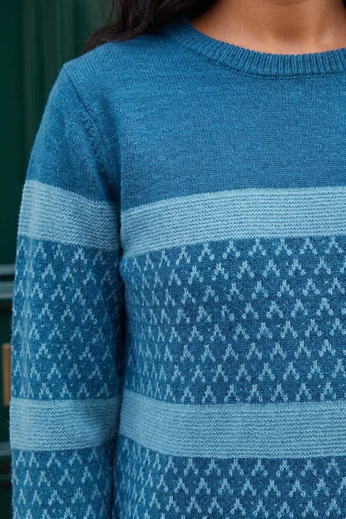 Roman Teal Stripe Jumper - 20 Image 4