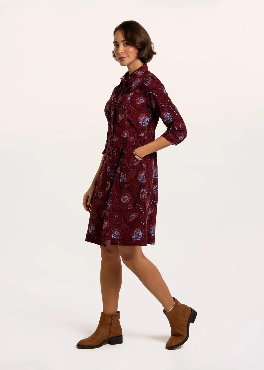Brakeburn Burgundy Ash Dress - 18 Image 3