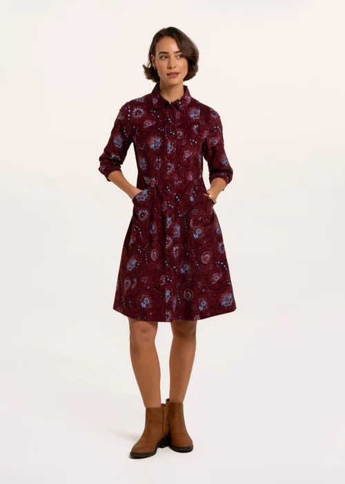 Brakeburn Burgundy Ash Dress - 18 Image 5
