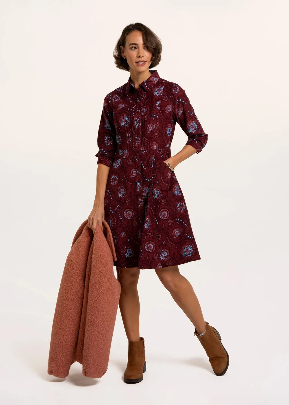 Brakeburn Burgundy Ash Dress - 18 Image 1