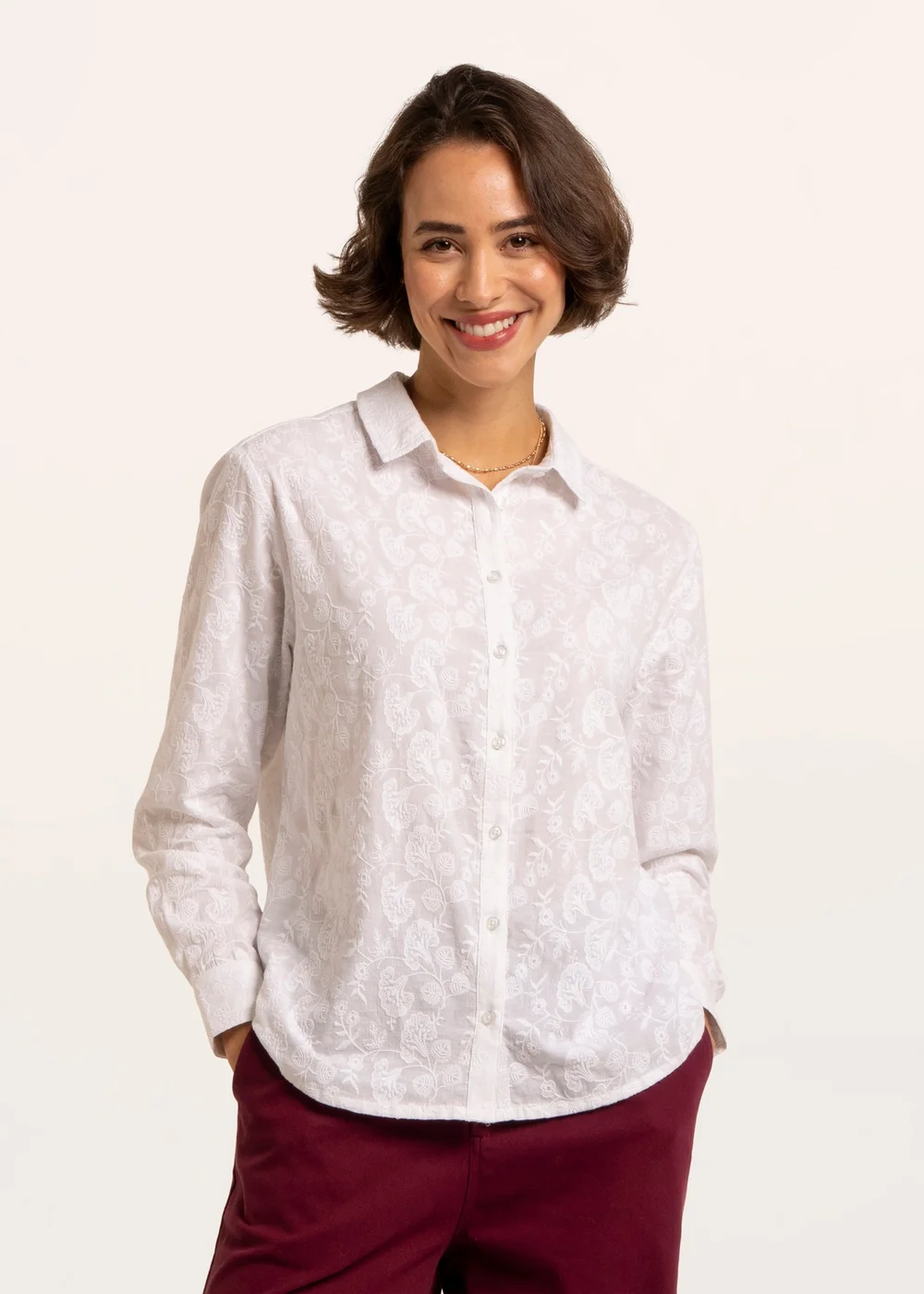 Brakeburn White Flora Blouse - 12 Image 1