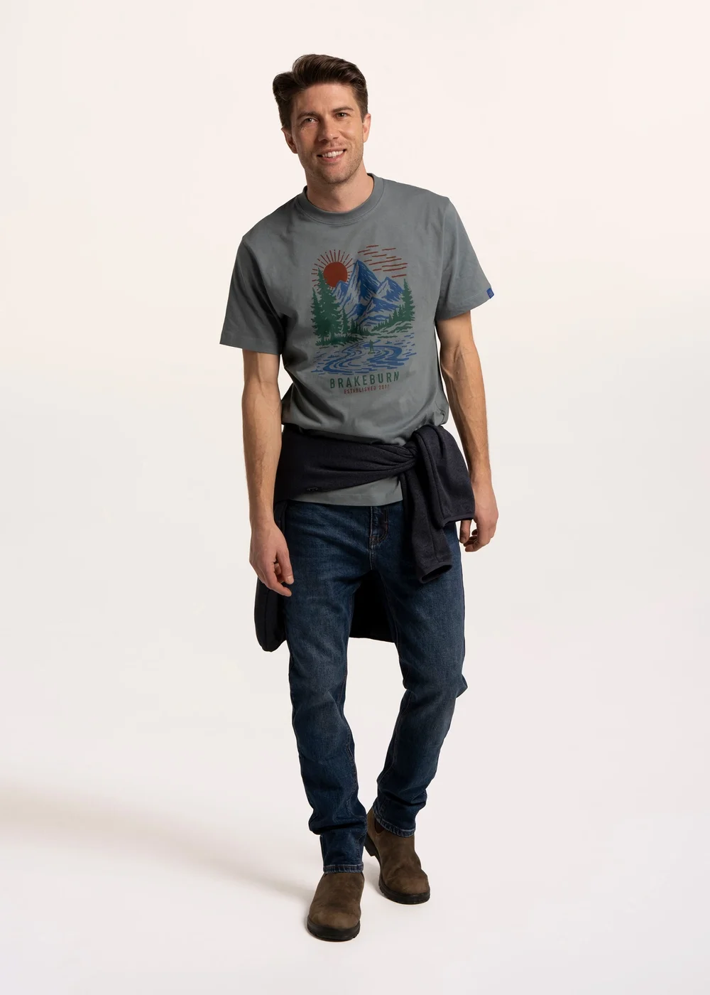 Brakeburn Green Hammersmith Outdoors T-Shirt - M Image 1