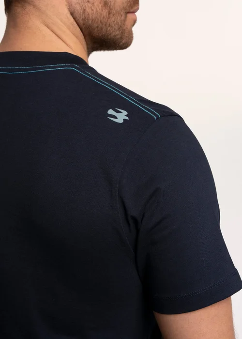 Brakeburn Navy Northolt Bike Stack T-Shirt - L Image 2