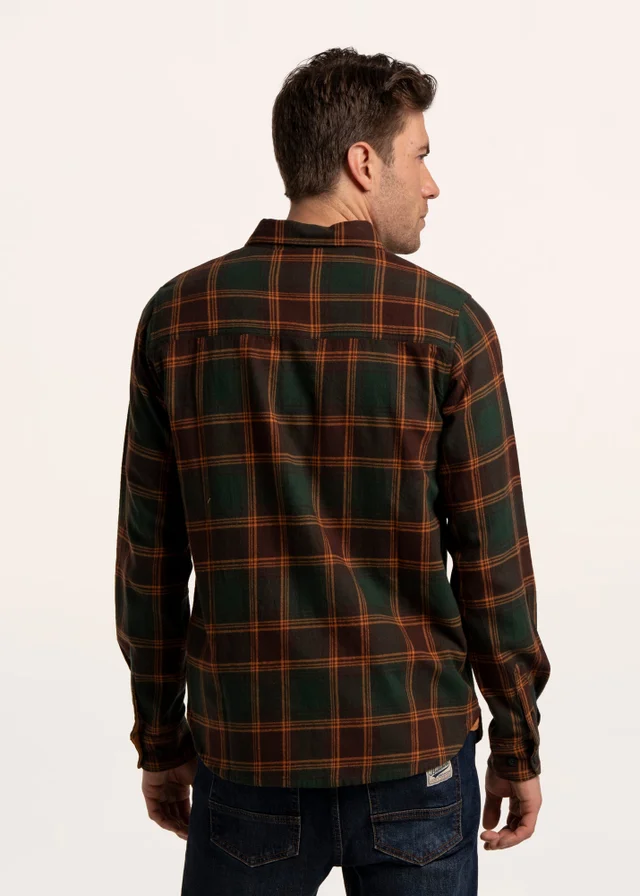 Brakeburn Green Finsbury Check Shirt