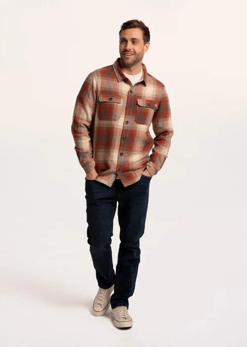 Brakeburn Rust Gunnersbury Check Shirt - M Image 1