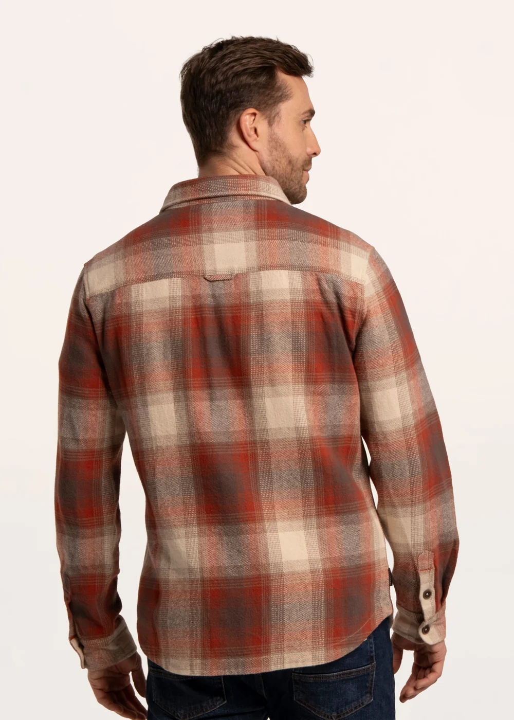 Brakeburn Rust Gunnersbury Check Shirt - M Image 2