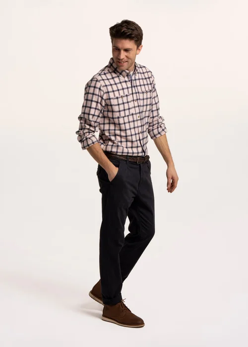Brakeburn Pink Elverson Check Shirt - 2XL Image 3