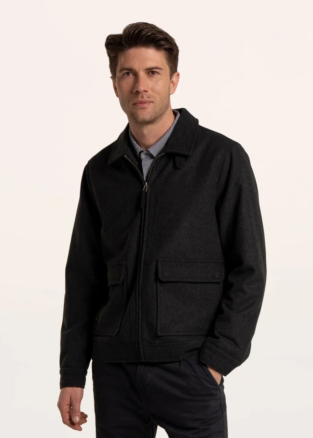 Brakeburn Grey Barkingside Zip Through Jacket - 2XL Image 1