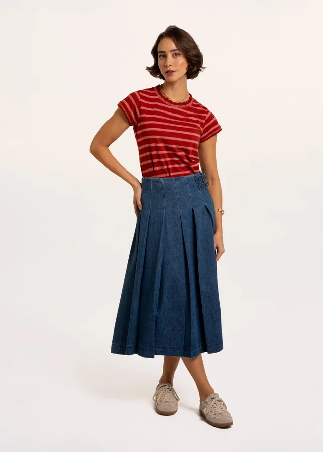 Brakeburn Blue Hiba Skirt