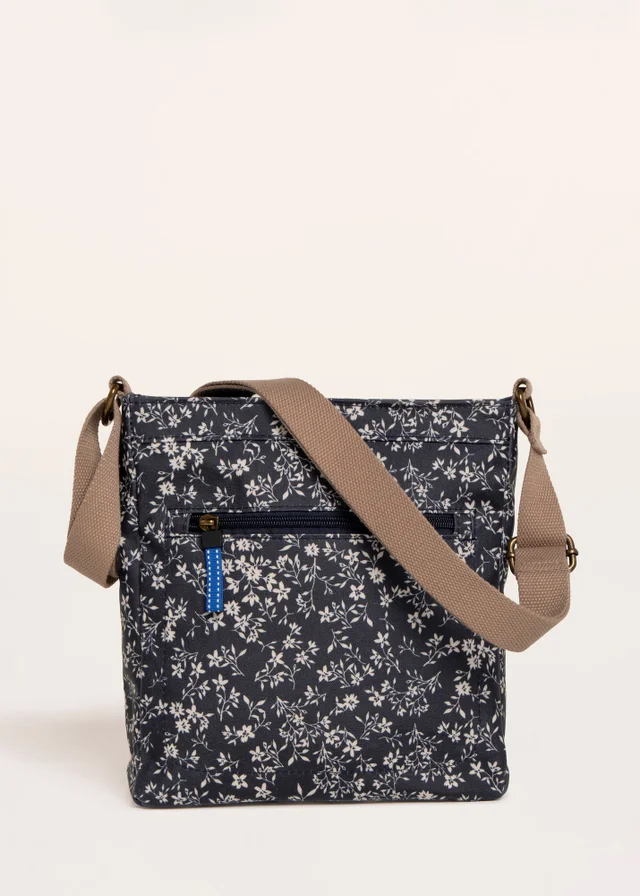 Brakeburn Navy Sierra Willow Storm Printed Cross Body Bag