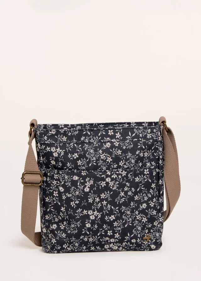 Brakeburn Navy Sierra Willow Storm Printed Cross Body Bag