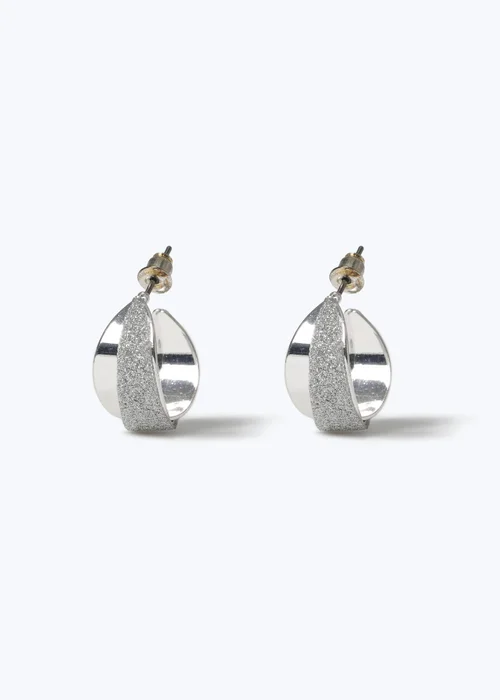 Muse Glitter Paper Hoop Earrings - One Size Image 1