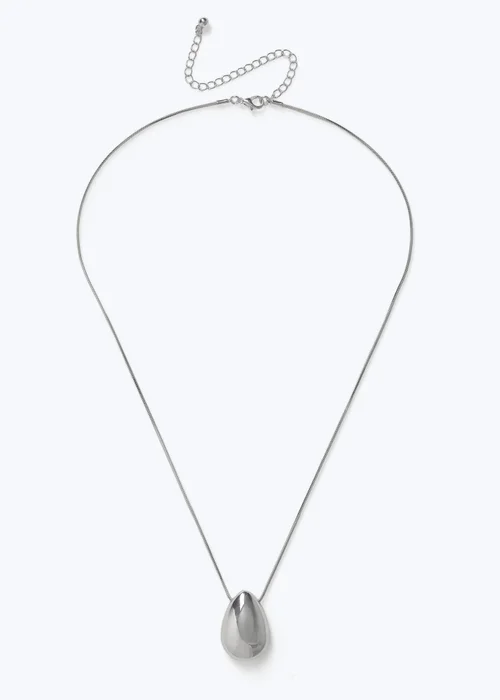 Muse Silver Nugget Pendant Necklace - One Size Image 1