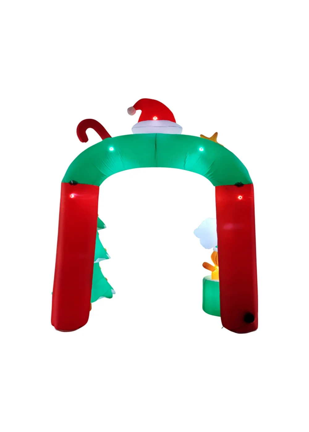 Lifeideas Green Christmas Blow-up Archway Inflatable Model Decoration 9FT/2.7M - One Size Image 3