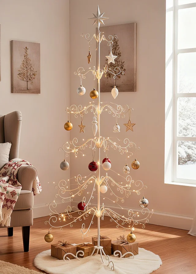Lifeideas Christmas & Holiday Ornament Display Stand with Star Top