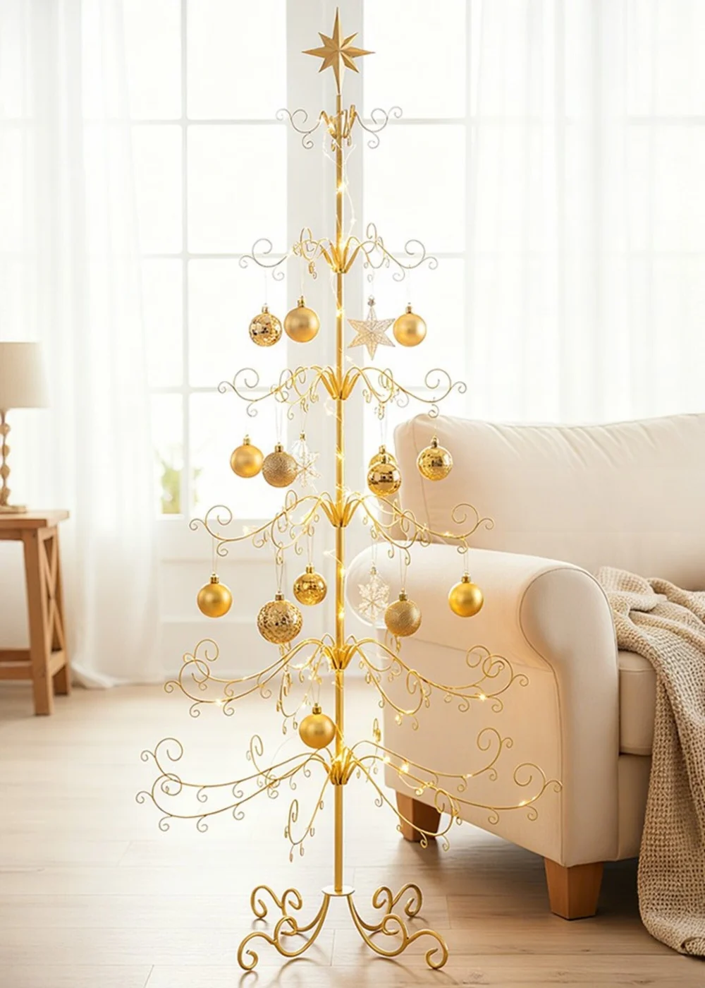 Lifeideas Christmas & Holiday Ornament Display Stand with Star Top - S Image 5