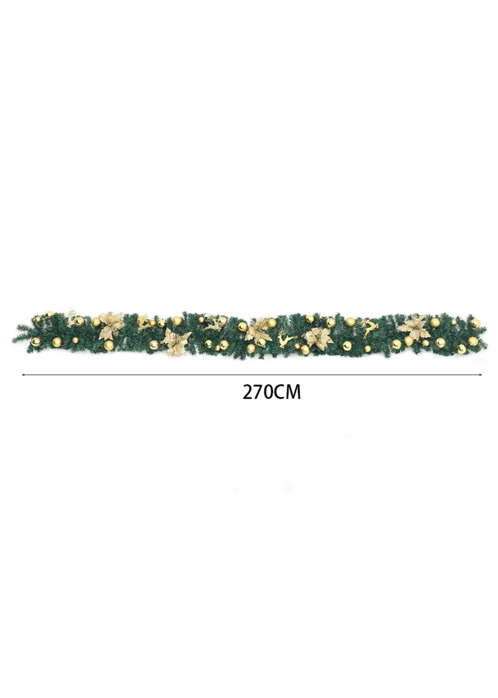 Lifeideas LED Light String Berry Ball Flower Garland Christmas Decor 2.7m - One Size Image 4