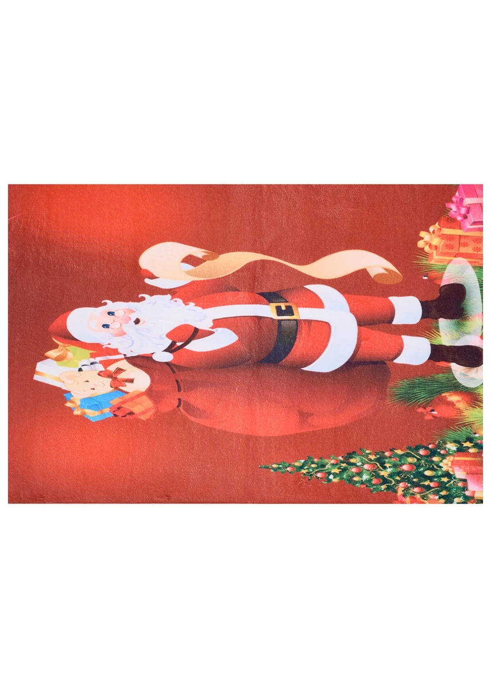 Lifeideas Red Christmas Runner Floor Door Mat - One Size Image 3