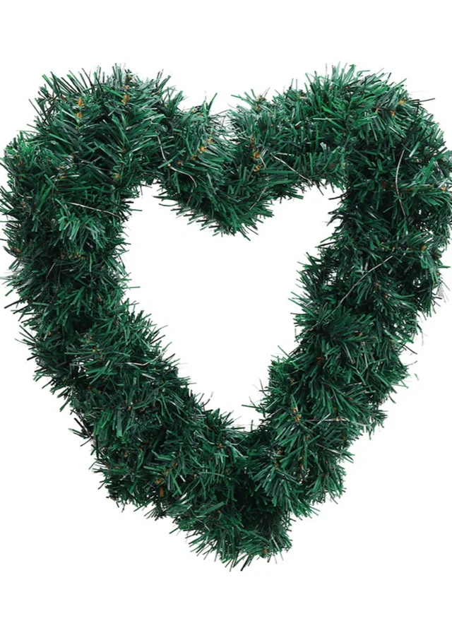 Lifeideas Multicoloured Valentine's Day Artificial Heart-shaped Door Hanging Garland Wedding Decoration with 3m Light String