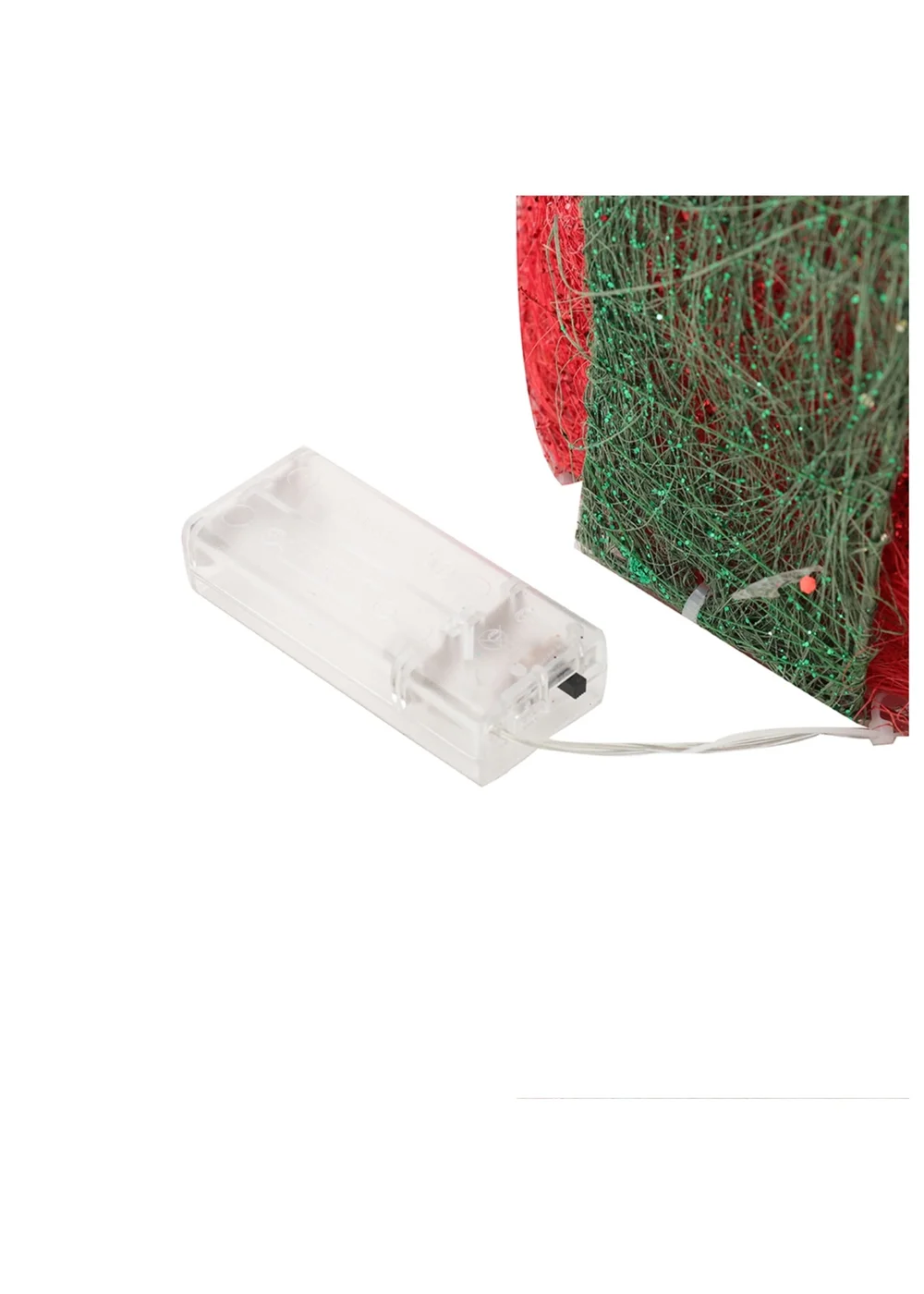 Lifeideas Red 4Pcs Christmas Gift Box Decorations with LED String Lights - One Size Image 4