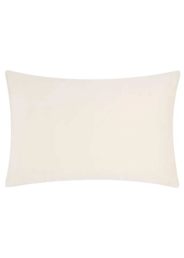 Furn Softie Grid 40x60 Quilted Cushion Natural