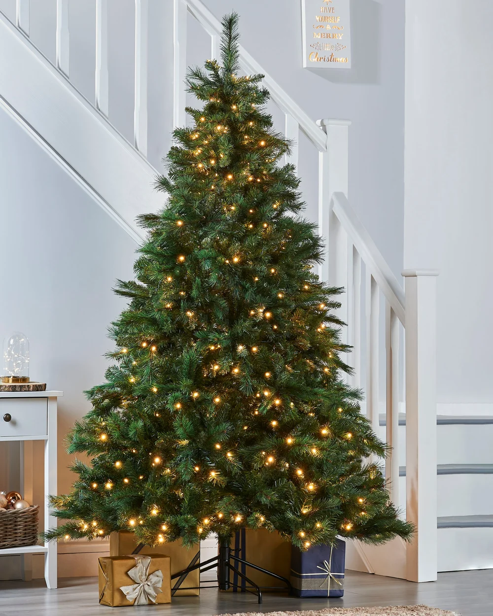 WeRChristmas Green Pre-Lit Victorian Pine Christmas Tree 6 Ft - No Size Image 2