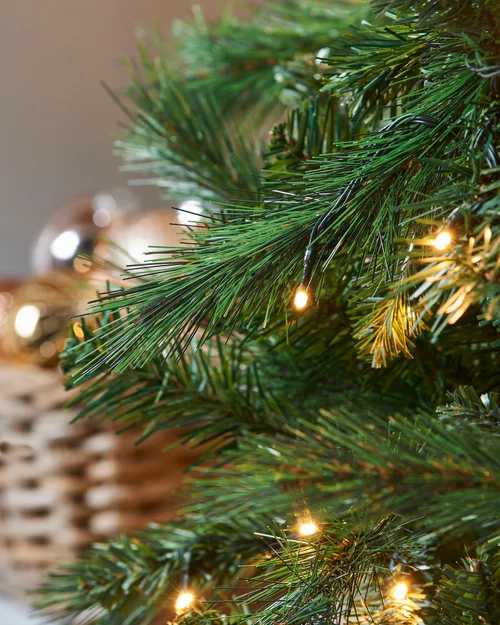 WeRChristmas Green Pre-Lit Victorian Pine Christmas Tree 6 Ft - No Size Image 4
