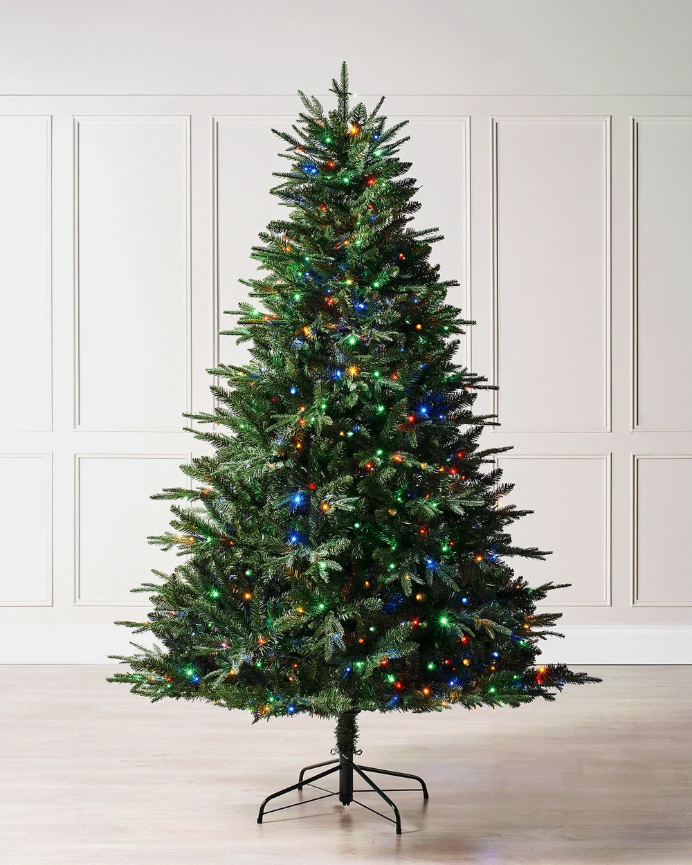 WeRChristmas Green Pre-Lit Grand Alaskan Fir Christmas Tree 7 Ft - No Size Image 2