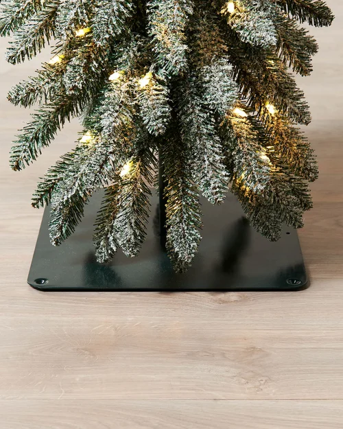 WeRChristmas Green Pre-Lit Snow-Flocked Alpine Christmas Tree 6.5 Ft - No Size Image 4