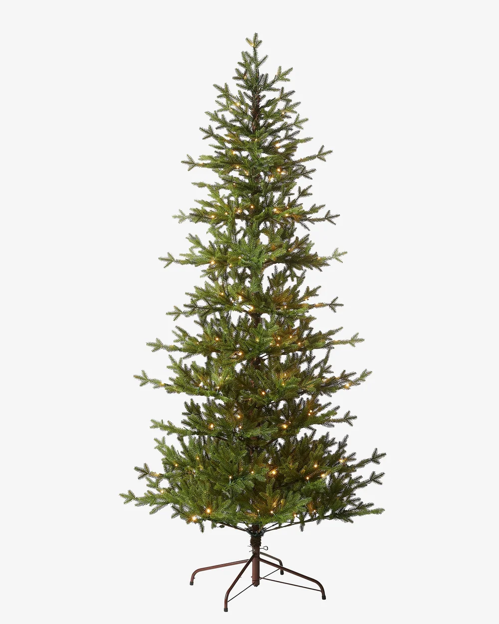 WeRChristmas Green Pre-Lit Nordic Pine Christmas Tree 1893 Pe Pvc Tips 400 Warm White Leds Memory Controller 6 Ft - No Size Image 1